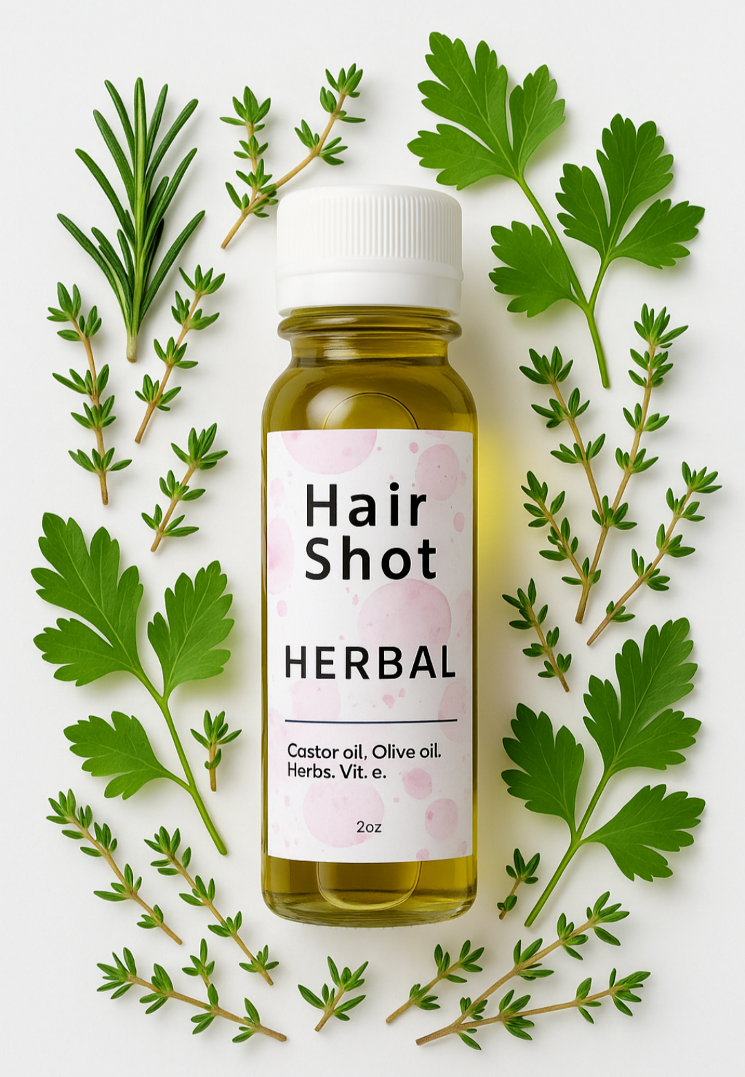 Hair Shot Herbal – 18-Herb Infused Hair Oil 2oz