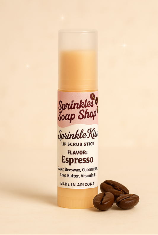 Sprinkle Kiss Lip Scrub Stick – Espresso