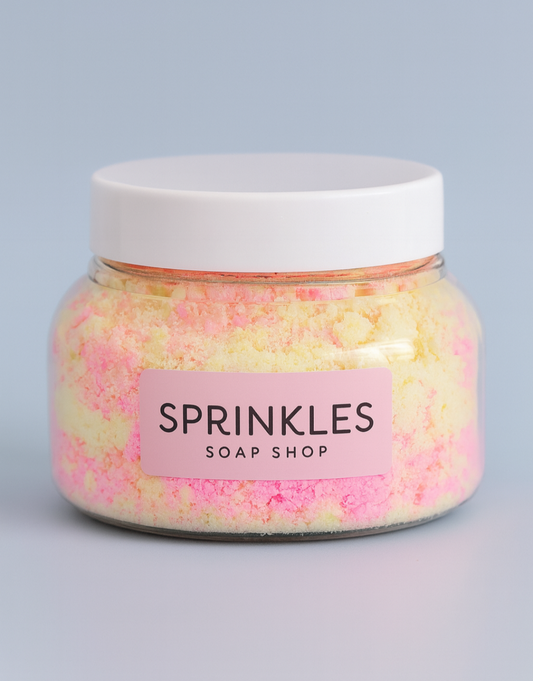 Bath Toppings – Fizzy Bath Bomb Crumble (9 oz Jar)