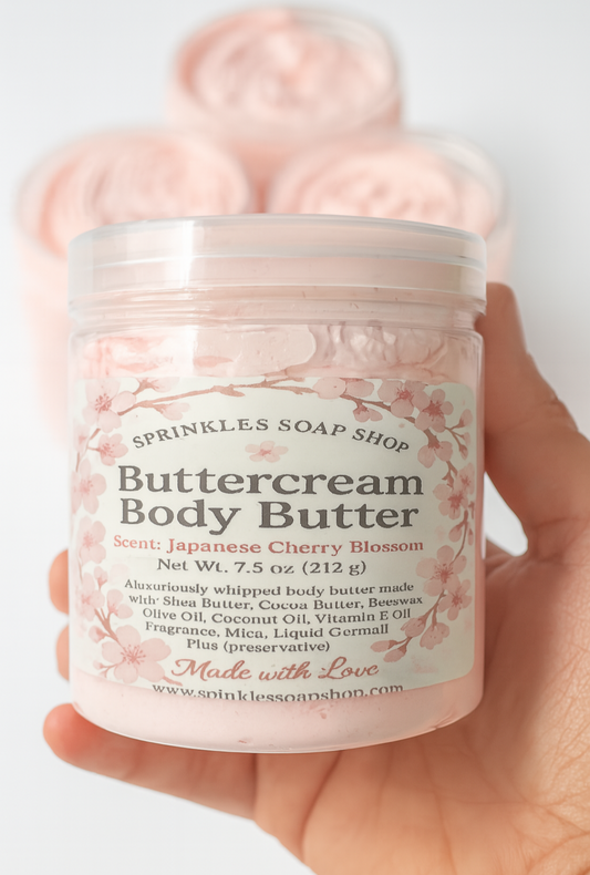 Buttercream Body Butter – Japanese Cherry Blossom 2oz